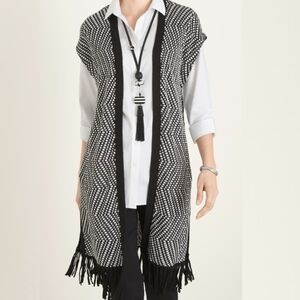 Chico’s open-front duster vest